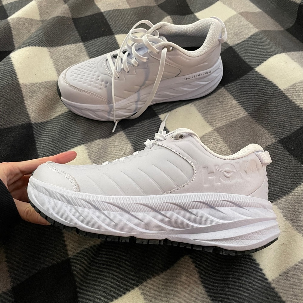 Hoka one one Bondi SR Walker in white size 7 women’s